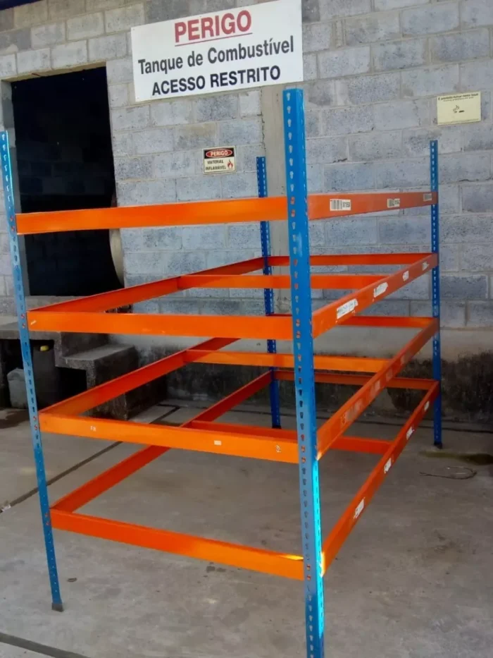 Prateleira De Aço Cargas Distribuídas Paletizada - Image 4